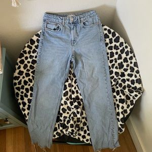 Top shop high waist wide leg jeans